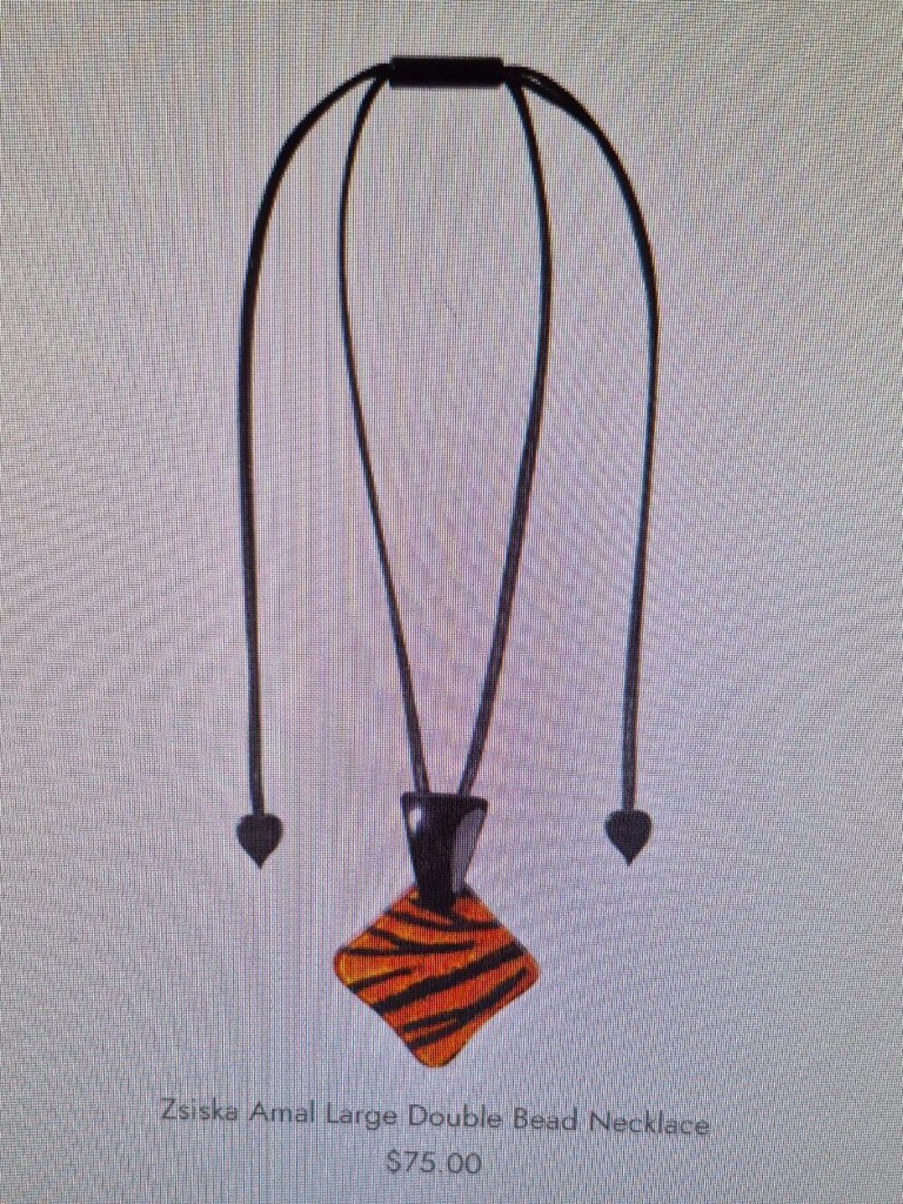 ZSISKA PENDANT NECKLACE  - NWT.